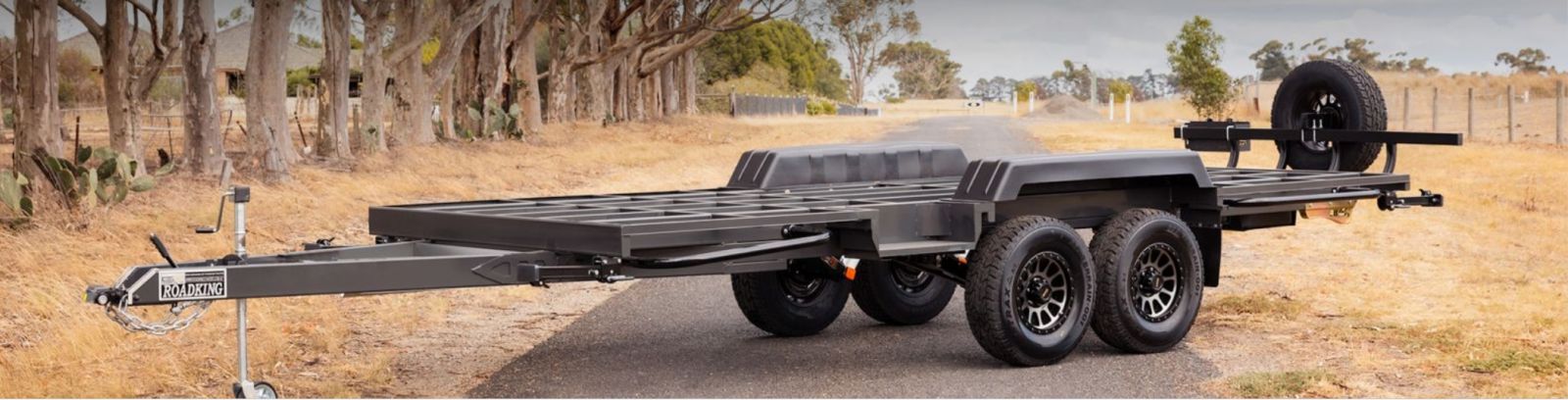Australian made caravan and trailer chassis banner