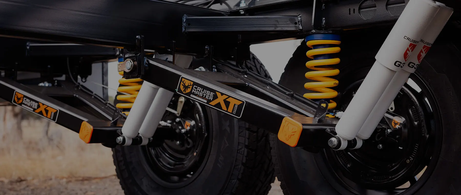 Premium suspension systems for caravans and trailers